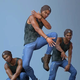 CDI Poses and Expressions for Silas 8 and Genesis 8 Male