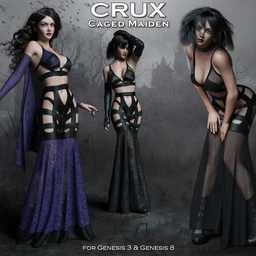 CruX Caged Maiden with dForce