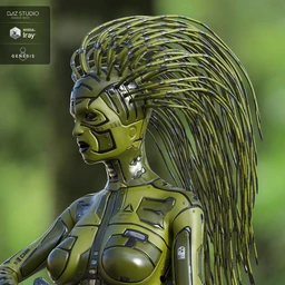 Cyber Hair for Genesis 8 Female(s)