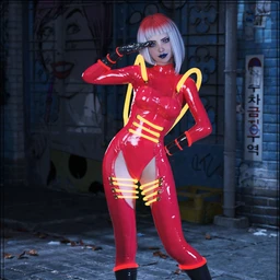 Cyber Neon Catsuit for Genesis 8 Female(s)