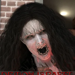 Demon Israfel Character & Universal Kit for Genesis 8 Female