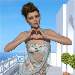 dForce – Yolanda Dress for G8F