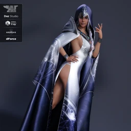 dForce Astral Jossie Outfit for Genesis 8 Female(s)
