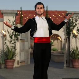 dForce Bolero Style Outfit for Genesis 8 Male(s)