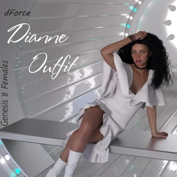 dForce Dianne Outfit for Genesis 8 Female(s)