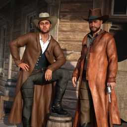 dForce Gunslinger Outfit Textures