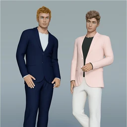 dForce H&C Spring Casual Suits for Genesis 8 Male(s)