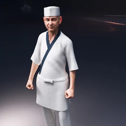 dForce Itamae Outfit for Genesis 8 Male(s)