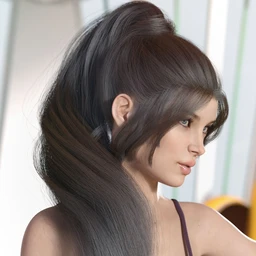dForce Lea Hair for Genesis 3 and 8 Females(s)