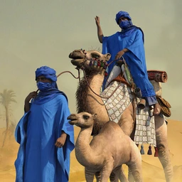 dForce Moroccan Blue Man Outfit for Genesis 8 Male(s)