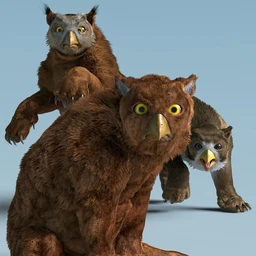 dForce Oso Lechuza for DAZ Dog 8