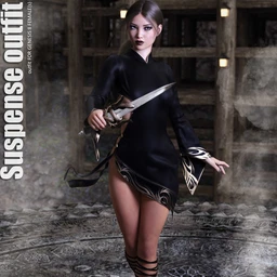 dForce Suspense Outfit for Genesis 8 Females