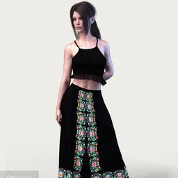 dForce X-Fashion Boho Chic Outfit 04 for Genesis 8 Female(s)