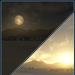 Easy Environments – Winter II Night & Dawn