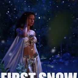 First Snow – Iray Snowflakes