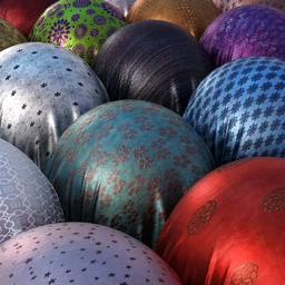 Georgeous Metallic Silk and Overlays Iray Shaders