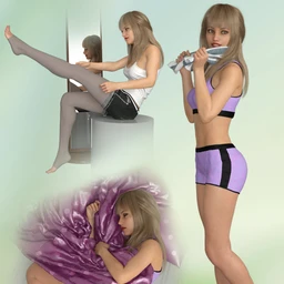 Good Morning Props and Poses for Victoria 8