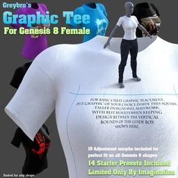 Greybro’s Graphic Tee for Genesis 8 Female