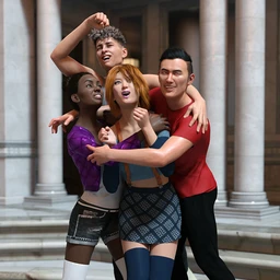 Group Photo Time Poses for Genesis 8