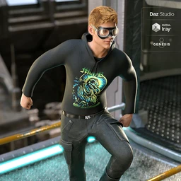 Gruesome Goth for Genesis 8 Male(s)