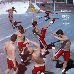 Hackysack Fun for Genesis 8 Male