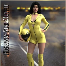 Highway Star Outfit and Accessories for Genesis 3 Female(s)