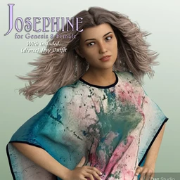 Josephine and dForce Outfit for Genesis 8 Female