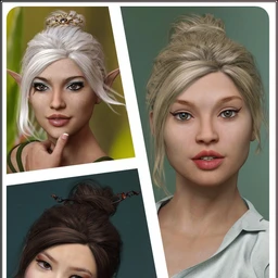 Kavindra Hair For Genesis 8 Female(s)