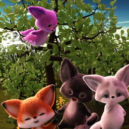 Little Fox Poses for Scamp The Fox by Lady Little Fox