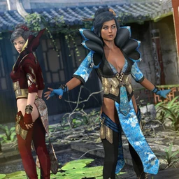 Lotus Maiden Outfit Textures