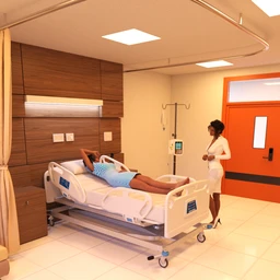 Modern Hospital Room