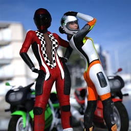 Motorbike Suit Outfit Textures