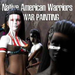 Native American Warrior War Paintings for G8F