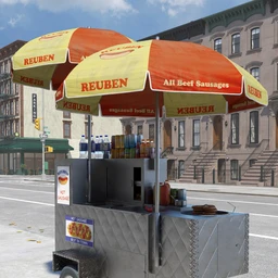 New York Hot Dog Cart