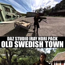 Old Swedish Town – DAZ Studio Iray HDRI Pack