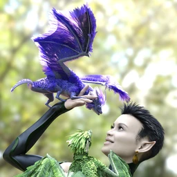Oso Pixie Dragon for Daz Dragon 3
