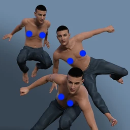 Parkour Poses for Genesis 8 Male(s)