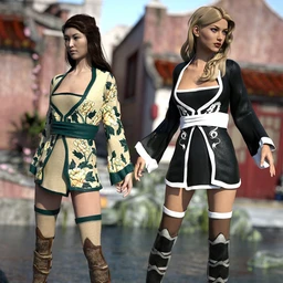 Red Lilies Outfit Textures