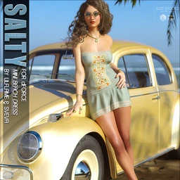 Salty for dForce Mini Beach Dress G8F