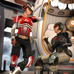 Sci-Fi Battle Outfit Textures