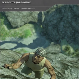 Skin Doctor – Dirt & Grime for Genesis 3 and 8 Males