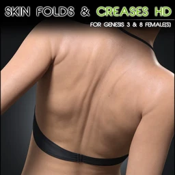 Skin Folds & Creases HD for Genesis 3 & 8 Female
