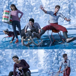 Sledding Fun for Genesis 8