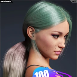 Sleek Ponytail Hair Texture XPansion