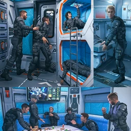 Solaris Cabin Poses for Genesis 8 Male