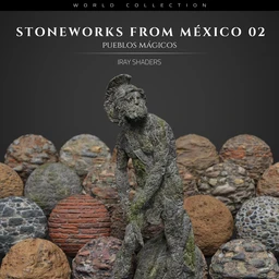 Stoneworks From Mexico 02 – Iray Shaders and Merchant Resource