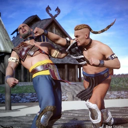 Tribal Warrior King Outfit Textures