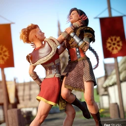 Tribal Warrior Queen Outfit Textures