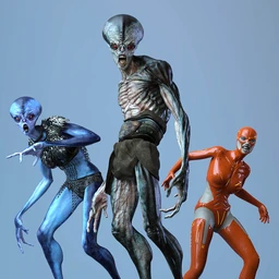 Unearthly Poses and Expressions for Genesis 8