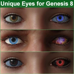 Unique Eyes for Genesis 8